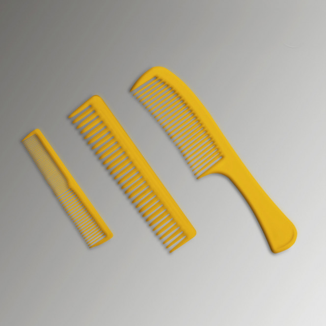 Продукція. Набір пластикових гребінців KG3 (KG3)